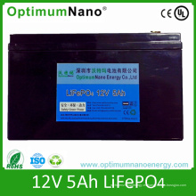 Batería Optimumnano LiFePO4 12V 5ah